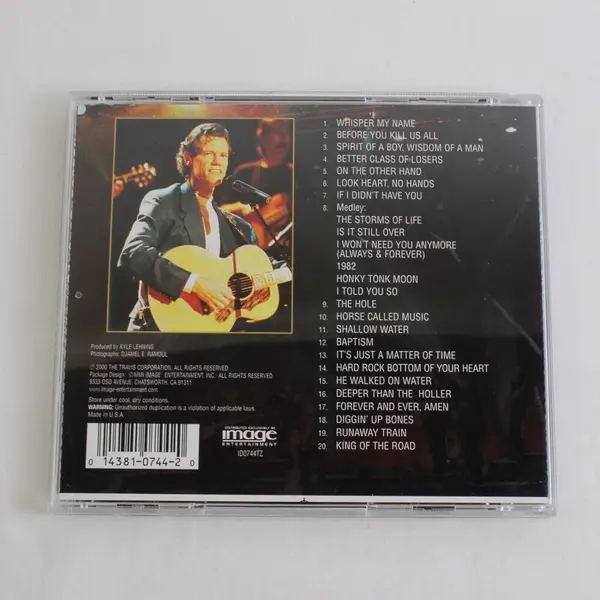 Randy Travis Live - It Was Just a Matter of Time CD, #ID0744TZ  