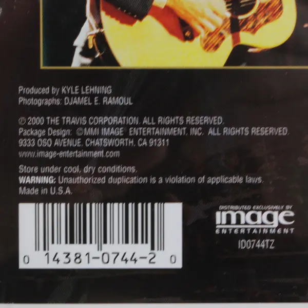 Randy Travis Live - It Was Just a Matter of Time CD, #ID0744TZ  