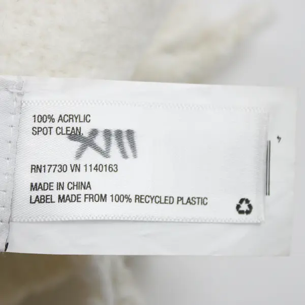 Target Project Large Striped White/Gray Patterned Throw Blanket 54" x 64"