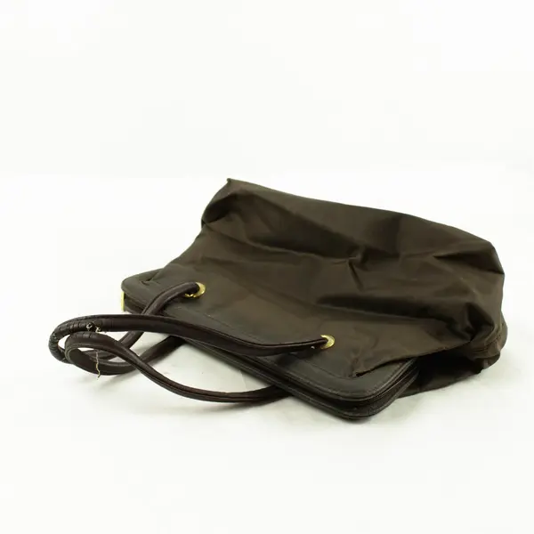 Easy Spirit Brown Zippered Handbag Compact Purse Pre-Owned