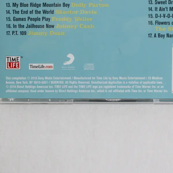 Time Life '60s Country Sweet Dreams CD#33287-D