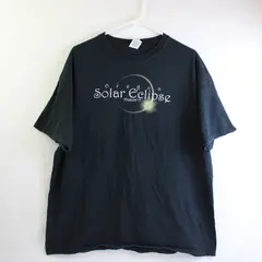 Gildan "Oregon Solar Eclipse August 2017" Black Short Sleeve Men's T-Shirt XL