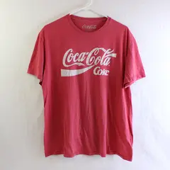 Coca-Cola Faded Red "Coca-Cola" Short Sleeve Men's T-Shirt Large