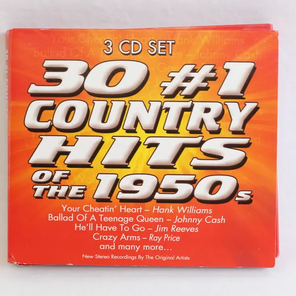 30 #1 Country Hits of the 1950s 3 CD Set, 2006 #DIGI-3-70792