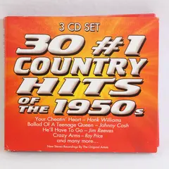 30 #1 Country Hits of the 1950s 3 CD Set, 2006 #DIGI-3-70792