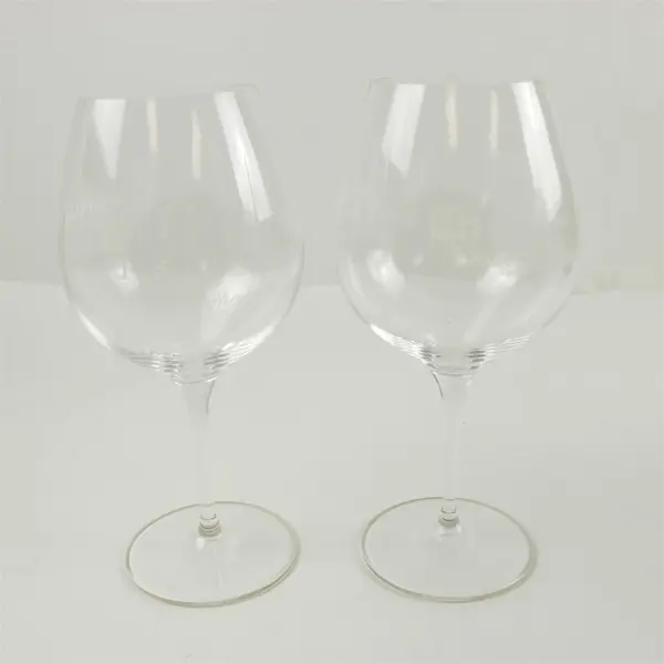 Lot of 2 Long-Stemmed Crystal Wine Glasses McMinnville Wine & Food Classic 26th