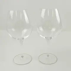 Lot of 2 Long-Stemmed Crystal Wine Glasses McMinnville Wine & Food Classic 26th