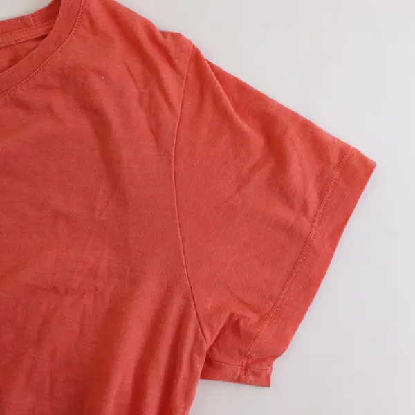 Colosseum Solid Orange Color Short Sleeve T-Shirt Women XXL