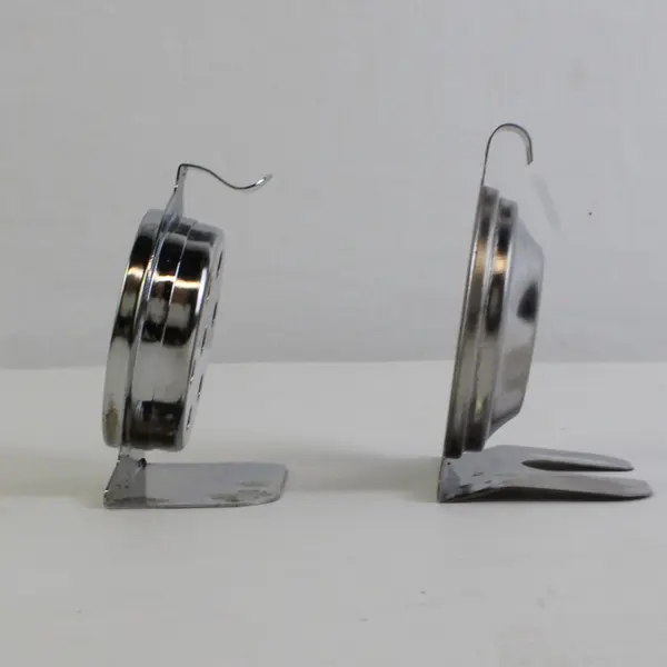 Lot of 2 Acu-Rite Stainless Steel Oven Thermometers 50-450 Deg & 150-600 Deg