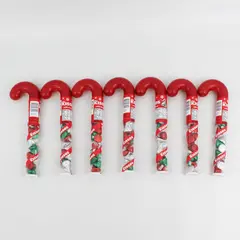 Lot of 7 Hershey Kisses Filled Candy Cane Tubes  Best By Date August 2035