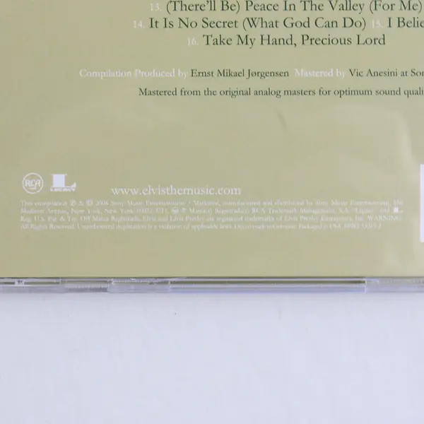 His Hand in Mine by Elvis Presley CD 2008 #88985-333852 