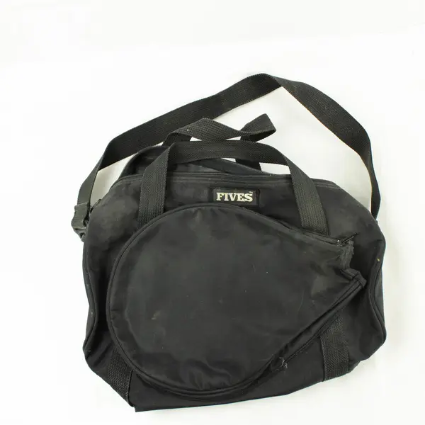 Fives Small Black Duffle Bag Gym Bag Compact Lightweight