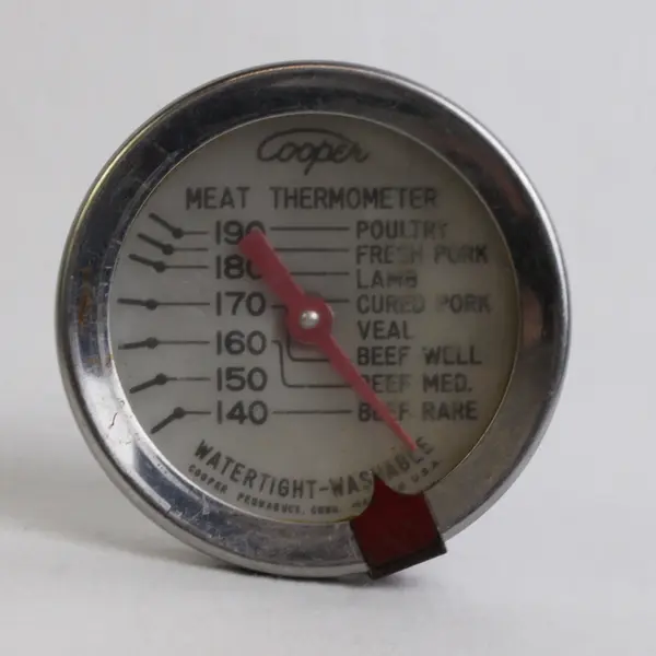 Lot of 2 Vintage Cooper Meat Thermometers 4" Probes
