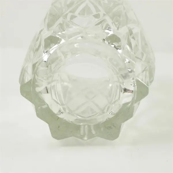 Cristal D'Arques Durand Sully 5" Hexagon Crystal Vase Wedding Decor