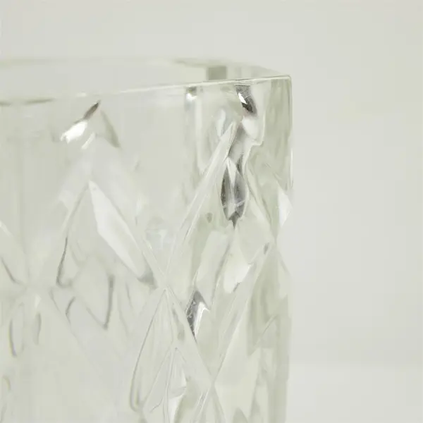 Cristal D'Arques Durand Sully 5" Hexagon Crystal Vase Wedding Decor