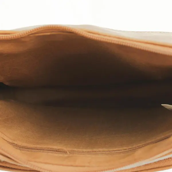 Brown Small Shoulder Strap Handbag Front Pocket Compact 