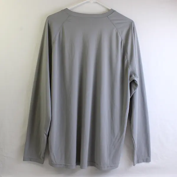 CQR Tactical Gear Solid Gray Color Long Sleeve T-Shirt Active Wear Men's XL