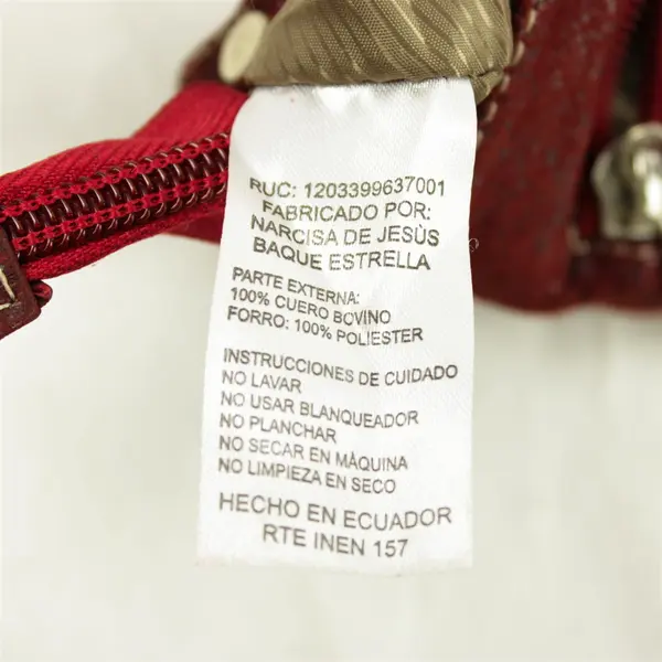 Small Red Crossbody Handbag Adjustable Shoulder Strap Front Pocket