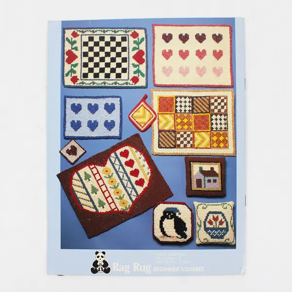 Rugpoint Rag Rug Beginner Squares Suzanne McNeill Design Originals 1985 #013