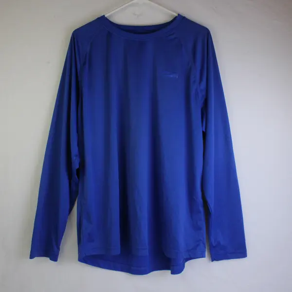 CQR Tactical Gear Solid Blue Color Long Sleeve T-Shirt Active Wear Men's XL