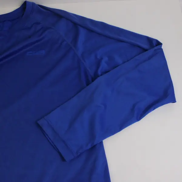 CQR Tactical Gear Solid Blue Color Long Sleeve T-Shirt Active Wear Men's XL