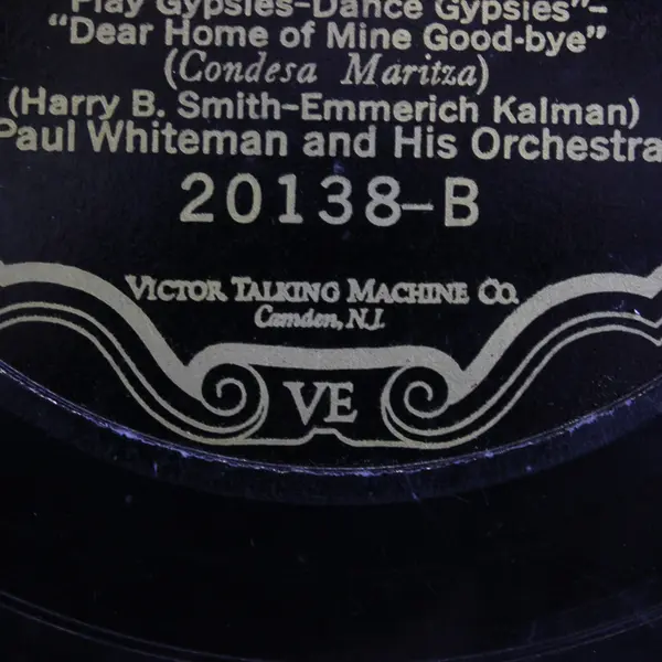 Paul Whiteman and His Orchestra Countess  Maritza - Fox Trot 10" Shellac 