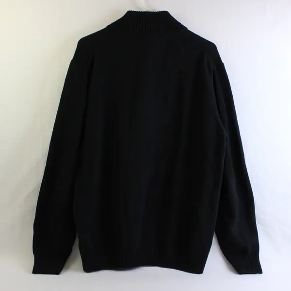 Original Weatherproof Vintage Fair Isle Snowflake 1/4-Zip Sweater Men's Large