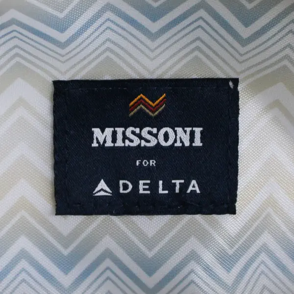 MISSONI for Delta First Class Off-White Amenity Case EMPTY