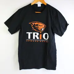 Port & Company OSU Beavers "Trio Upward Bound" Black Short Sleeve T-Shirt Men S