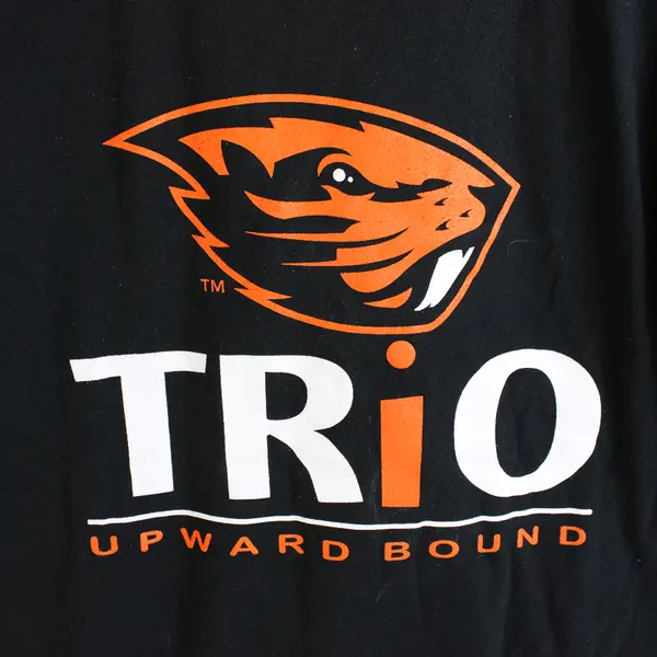 Port & Company OSU Beavers "Trio Upward Bound" Black Short Sleeve T-Shirt Men S