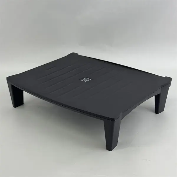 Black Plastic Computer Laptop Or Monitor Stand Made In Mexico