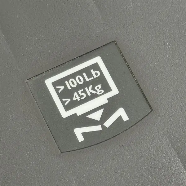 Black Plastic Computer Laptop Or Monitor Stand Made In Mexico