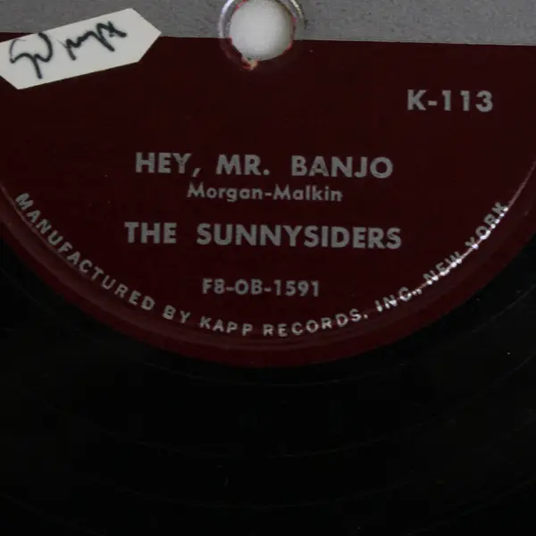 The SUNNYSIDERS on Kapp K-113 - Hey Mr. Banjo / Zoom Zoom Zoom