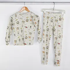 Holy Pals Nativity Design 2-Piece Cotton Pajama Set Kids' Size 12
