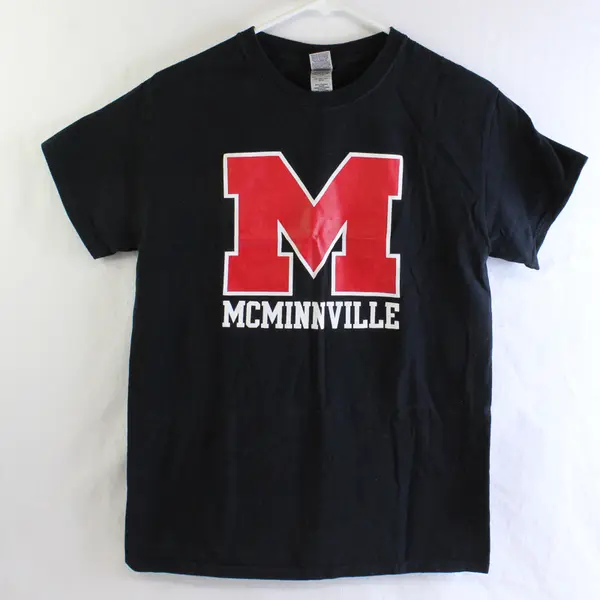 Gildan McMinnville High School Grizzlies Black Short Sleeve T-Shirt Men's S