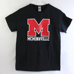 Gildan McMinnville High School Grizzlies Black Short Sleeve T-Shirt Men's S