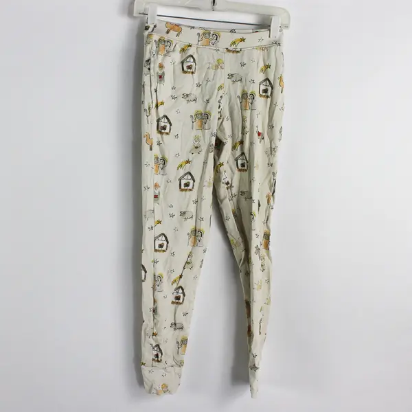 Holy Pals Nativity Design 2-Piece Cotton Pajama Set Women's Size XS
