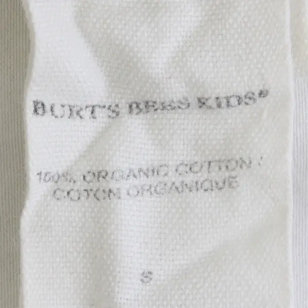 Burt's Bees Red and White Striped Pajama Shirt Kids' Size Small