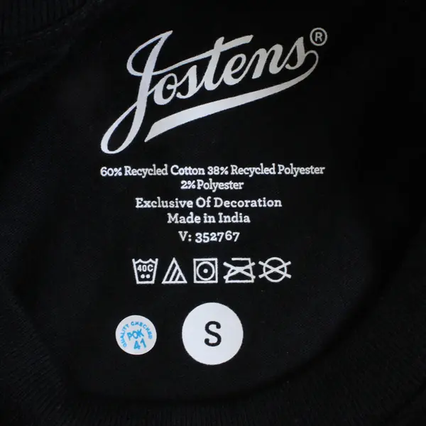 Jostens "Class Of 2024" Solid Black Color Short Sleeve T-Shirt Men's Small