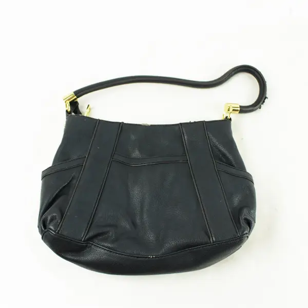 Liz Claiborne Dark Blue Medium Size Handbag with Shoulder Strap