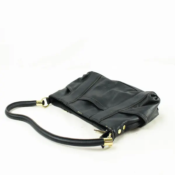 Liz Claiborne Dark Blue Medium Size Handbag with Shoulder Strap