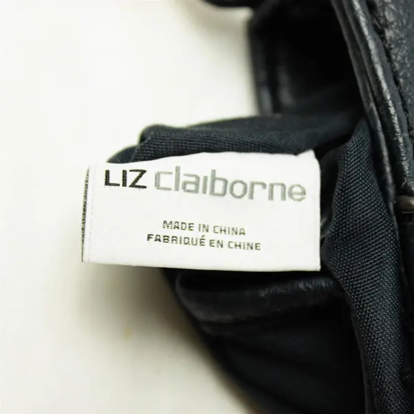 Liz Claiborne Dark Blue Medium Size Handbag with Shoulder Strap