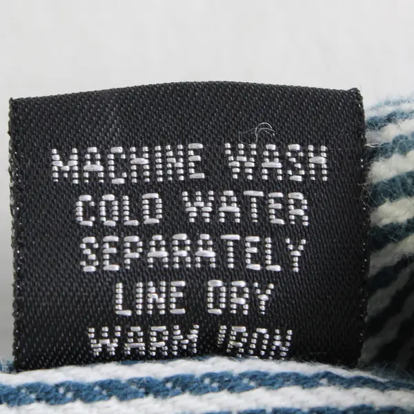 Kenyon International Blue and White Pinstripe 1/4-Zip Top Boys' Size Small 8