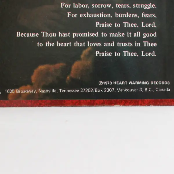 The Bill Gaither Trio Let’s Just Praise The Lord Gospel Album Vinyl LP