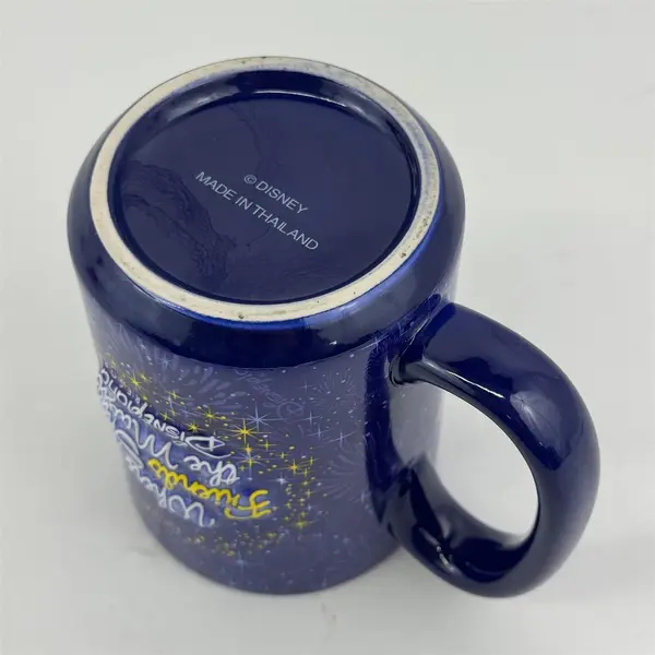 Disneyland Resort Mickey & Gang  Blue Raised Coffee Mug Cup