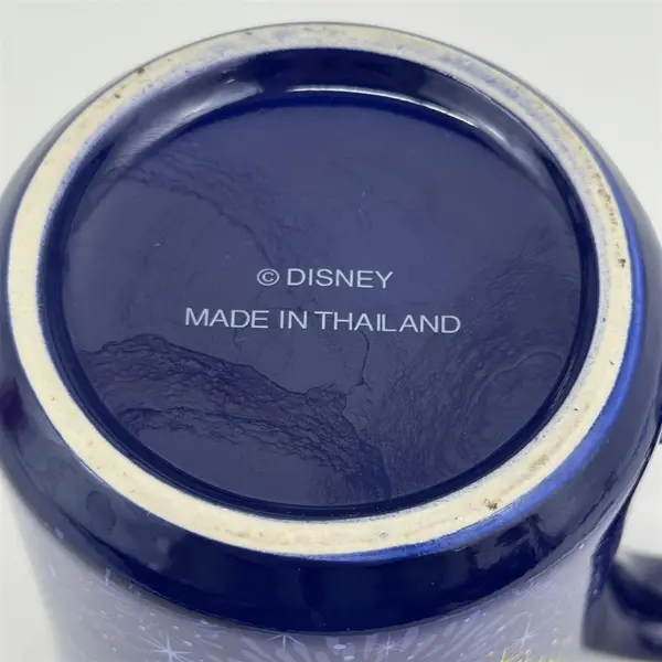 Disneyland Resort Mickey & Gang  Blue Raised Coffee Mug Cup