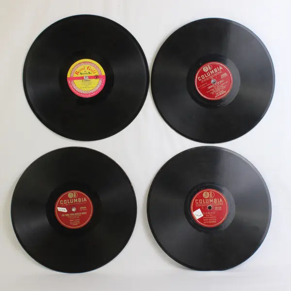 LOT 4 Vinyl 10" Records LPs Party Decorations Crafts DIY Repurposing