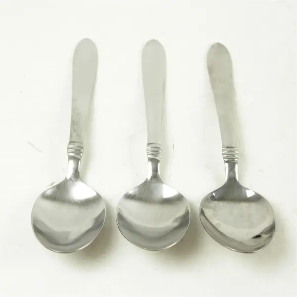 Set of 3 Oneida Banbury Stainless Serving Tablespoons