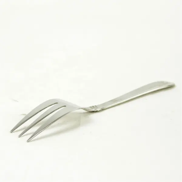 Set of 3 Oneida Banbury Stainless Medium Solid Meat Serving Forks