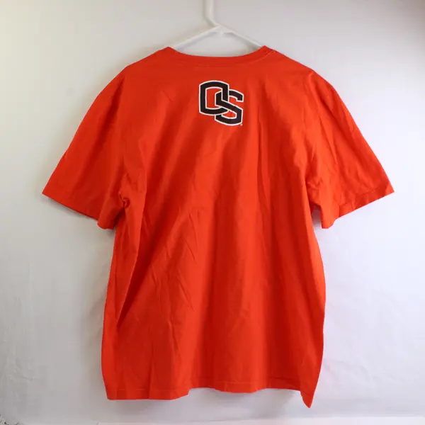 Nike Oregon State University OR "Go Beavs" Orange Short Sleeve T-Shirt Men's XL